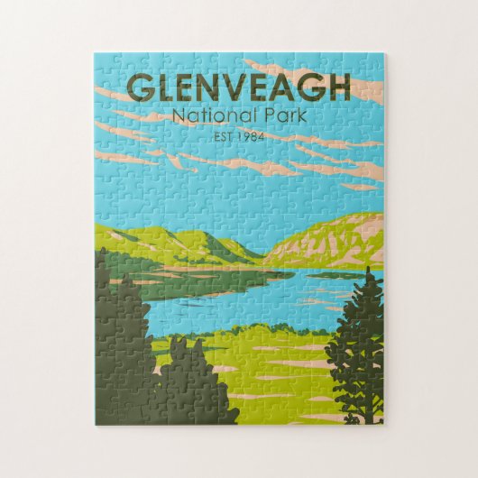 Glenveagh National Park Ireland Lough Veagh Travel Legpuzzel (Verticaal)