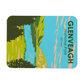 Glenveagh National Park Ireland Lough Veagh Travel Magneet (Horizontaal)