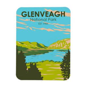 Glenveagh National Park Ireland Lough Veagh Travel Magneet