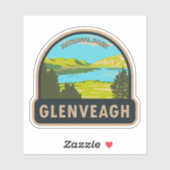Glenveagh National Park Ireland Lough Veagh Travel Sticker (Vel)