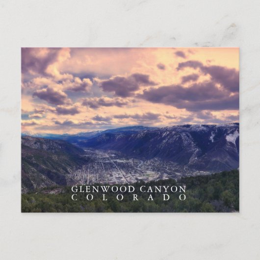 Glenwood Canyon Briefkaart (Voorkant)