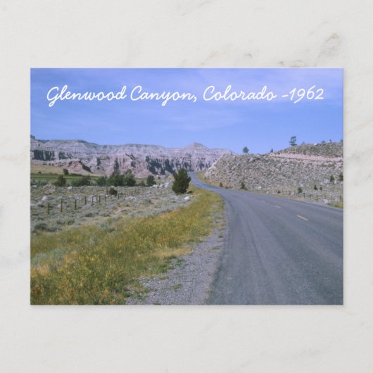 Glenwood Canyon Briefkaart (Voorkant)