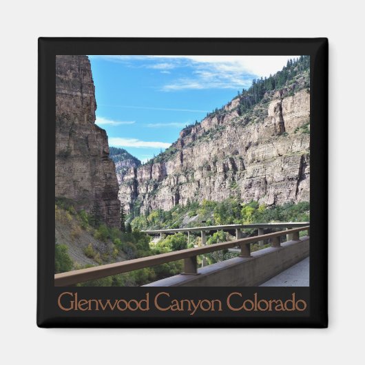 Glenwood Canyon Colorado Magneet (Voorkant)