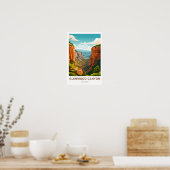 Glenwood Canyon Colorado Reisprint Poster (Keuken)