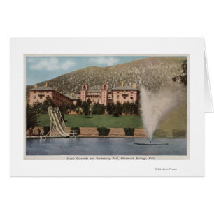 Glenwood Springs, CO - Uitzicht van Hotel CO & Poo