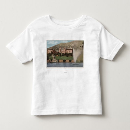 Glenwood Springs, CO - Uitzicht van Hotel CO & Poo Kinder Shirts (Voorkant)