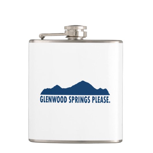 Glenwood Springs Colorado Alsjeblieft Heupfles (Voorkant)