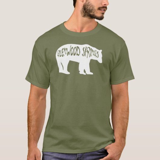 Glenwood Springs Colorado Bear T-shirt (Voorkant)