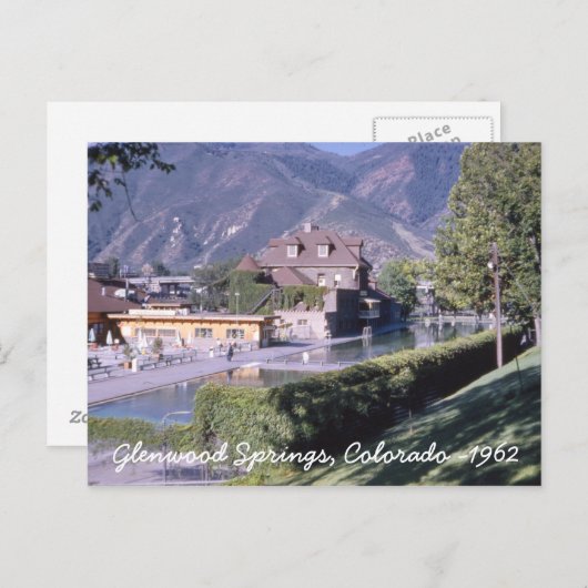 Glenwood Springs Colorado Briefkaart (Voorkant / Achterkant)
