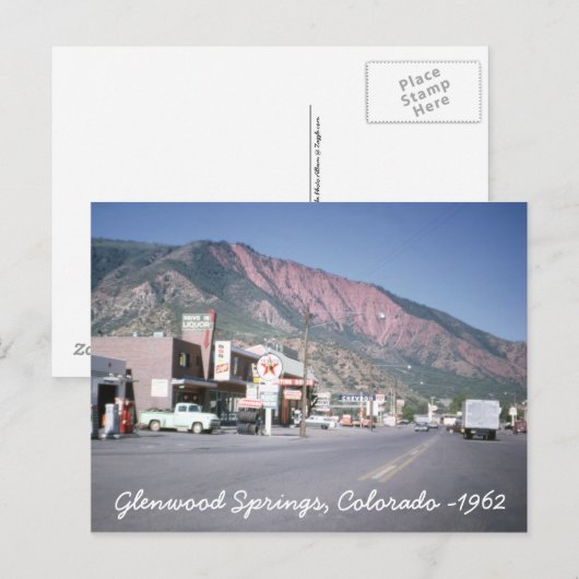 Glenwood Springs Colorado Briefkaart (Voorkant / Achterkant)