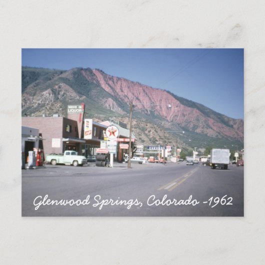 Glenwood Springs Colorado Briefkaart (Voorkant)