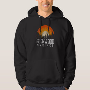 Glenwood Springs Colorado CO Retro Style  Hoodie