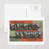 Glenwood Springs, Colorado - Large Letter Scenes 2 Briefkaart (Voorkant / Achterkant)