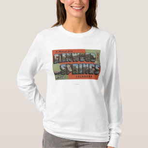 Glenwood Springs, Colorado - Large Letter Scenes 2 T-shirt