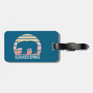 Glenwood Springs Colorado Retro Beer Bagagelabel
