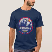 Glenwood Springs Colorado Ski Wandelsouvenirs T-shirt (Voorkant)