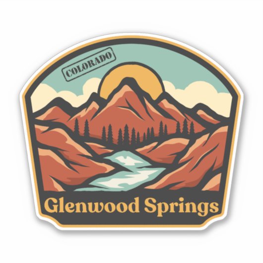 Glenwood Springs, Colorado Sticker (Voorkant)