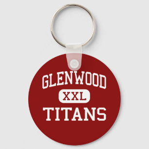 Glenwood - Titans - High School - Chatham Illinois Sleutelhanger