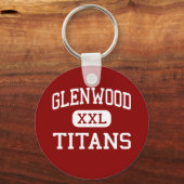 Glenwood - Titans - High School - Chatham Illinois Sleutelhanger (Voorkant)