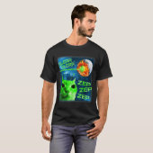 Glerp Glorp Funny Alien Cat Brainrot Meme  T-shirt (Voorkant volledig)