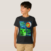 Glerp Glorp Funny Alien Cat Brainrot Meme  T-shirt (Voorkant volledig)