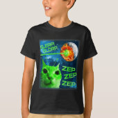 Glerp Glorp Funny Alien Cat Brainrot Meme  T-shirt (Voorkant)