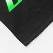 Glerp Glorp Funny Alien Cat Meme Gnarp Cat Silly A Fleece Deken (Hoek)