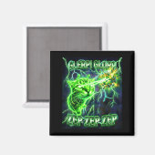 Glerp Glorp Grappige Alien Gnarp Alien Kat Grappig Magneet (Voorkant / Achterkant)