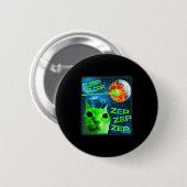 Glerp Glorp Grappige Alien Kat Brainrot Meme Ronde Button 5,7 Cm (Voorkant /achterkant)