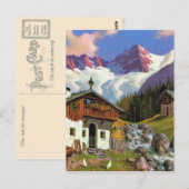 Gletcherwelt, Zwitserland Briefkaart (Voorkant / Achterkant)