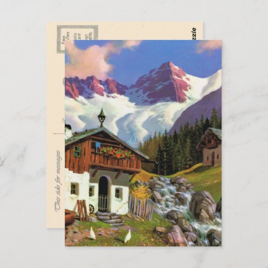 Gletcherwelt, Zwitserland Briefkaart (Voorkant / Achterkant)