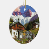 Gletcherwelt, Zwitserland Keramisch Ornament (Rechts)