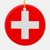 Gletcherwelt, Zwitserland Keramisch Ornament (Achterkant)