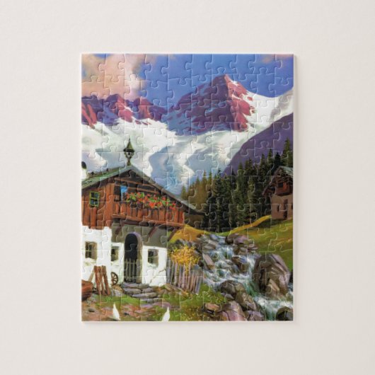 Gletcherwelt, Zwitserland Legpuzzel (Verticaal)