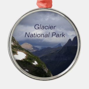 Gletier National Park Photo Metalen Ornament