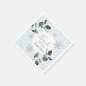 Gletscher Luipaard Winter Servet (Hoek)