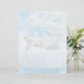 Gletsjer Beren bekleed - 8,5 "x 11" Stationery She (Staand voorkant)