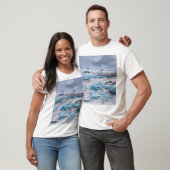 Gletsjer ijs landschap, IJsland T-shirt (Unisex)