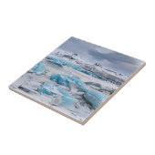 Gletsjer ijs landschap, IJsland Tegeltje (Zijkant)