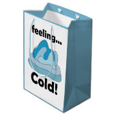 Gletsjer Ijsberg Gevoel Koud Grappig Medium Cadeauzakje (Achterkant Gekanteld)