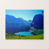 Gletsjer in Montana. Legpuzzel (Horizontaal)