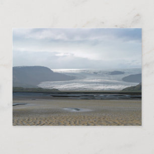 Gletsjer in Nationaal park Vatnajokull - IJsland Briefkaart