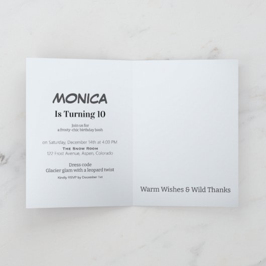 Gletsjer Luipaard Winter (Binnen)