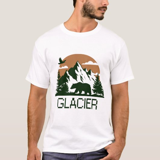 Gletsjer - Montana T-shirt (Voorkant)