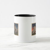 Gletsjer, MT - Twee zwarte-voetnatieven Roken Mok (Midden)