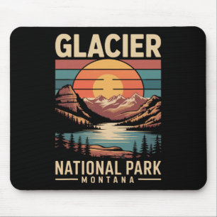 Gletsjer Nationaal Park Beer Vintage Montana Wande Muismat