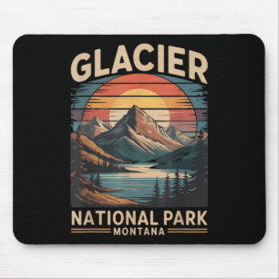 Gletsjer Nationaal Park Beer Vintage Montana Wande Muismat