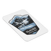 Gletsjer Nationaal Park Embleem Magneet (Rechterzijde)