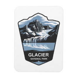 Gletsjer Nationaal Park Embleem Magneet