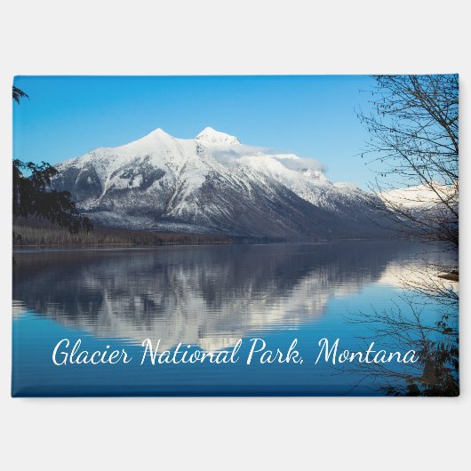 Gletsjer Nationaal Park MacDonald Lake Magneet (Voorkant)